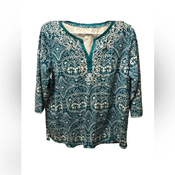 CORAL BAY EUC WOMENS TOP SHIRT PETITE SIZE XL - Picture 1 of 5